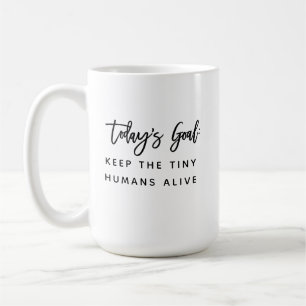 Caneca de café divertida e moderna com citação chi