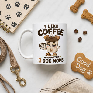 Caneca de Café Divertida para Mãe de Cachorro Pres