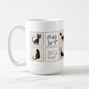 Caneca de Café Divertida Segunda Humana Mãe de Gat