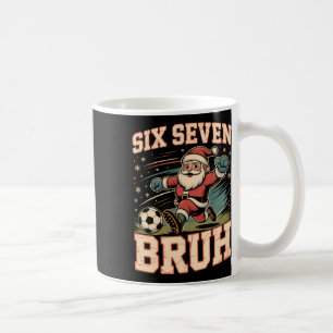 Caneca De Café Divertido 67 Meme Bruh Natal Futebol Papai Noel Xm