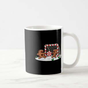 Caneca De Café Divertido 67 Seis Sete Biscoito de Natal Futebol N