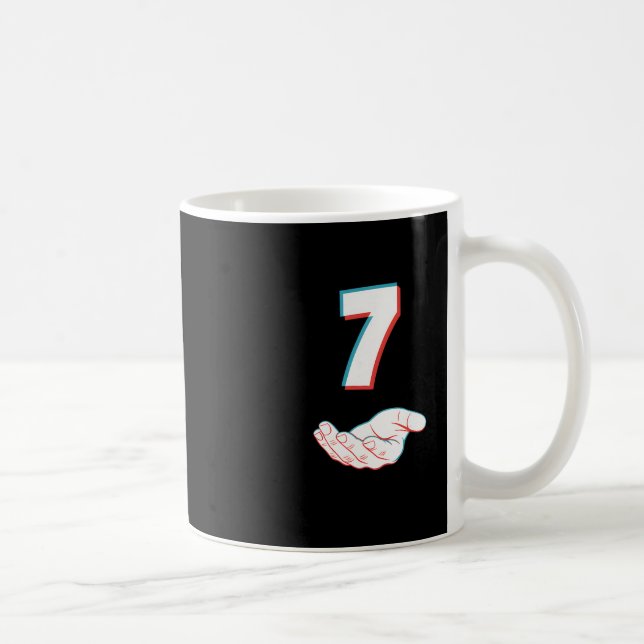 Caneca De Café Divertido 67 Seis Sete Meme Casal Combinando Hallo (Direita)