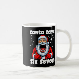 Caneca De Café Divertido 6 7 Meme Boca Grande Garoto Papai Noel D