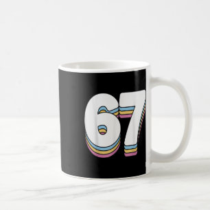 Caneca De Café Divertido 6 7 Meme Seis Sete Gíria Gen Alpha 67 