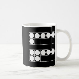 Caneca De Café Divertido 6 7 Número Professores Alunos Seis Sete