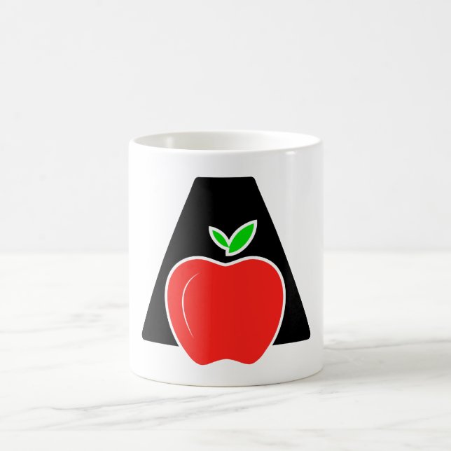 Caneca De Café Divertido A de Maçã  (Centro)