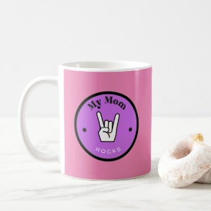 Caneca De Café Divertido! A minha mãe anda!