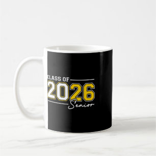 Caneca De Café Divertido Ano Sênior 2026 Graduação Cl De 2026 Sên