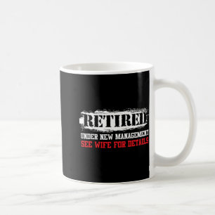 Caneca De Café Divertido Aposentado Sob Nova Administração Consul