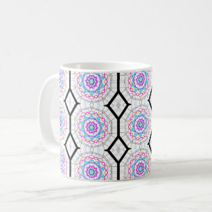 Caneca De Café Divertido com caleidoscópios