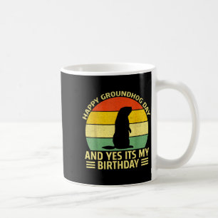 Caneca De Café Divertido Dia Feliz do Toupeira e Sim É Meu Aniver