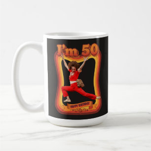 Caneca De Café Divertido Estou com 50 Aniversário Sally O'Malley