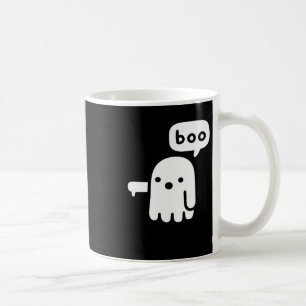 Caneca De Café Divertido Fantasma De Desaprovação Boo Halloween
