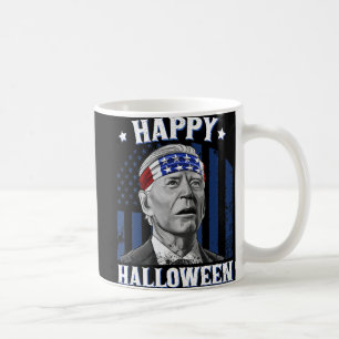 Caneca De Café Divertido Joe Biden Feliz Halloween Confundido Par