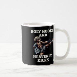 Caneca De Café Divertido Muay Thai Senhor Jesus Boxe Tailandesa K