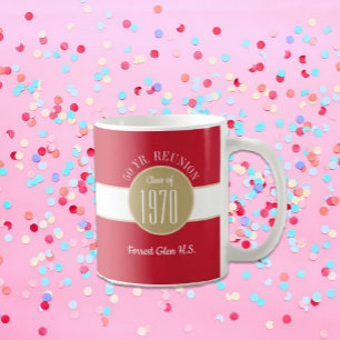 Caneca De Café Divertido! Mug de café de reunião de 50 anos