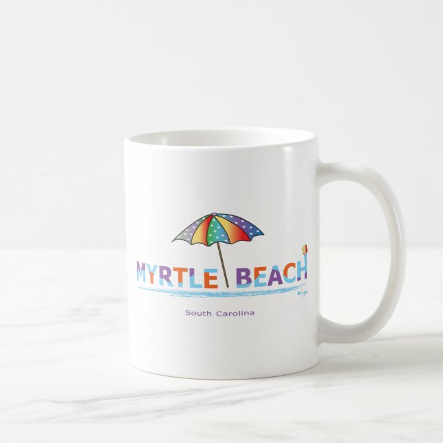 Caneca De Café Divertido Myrtle Beach, SC (Direita)