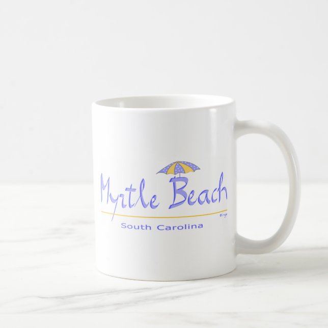 Caneca De Café Divertido Myrtle Beach, SC (Direita)