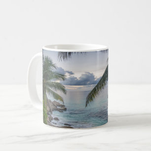 Caneca De Café Divertido Na Praia