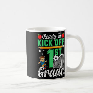 Caneca De Café Divertido Pronto Para Chutar Futebol De 1ª Série V