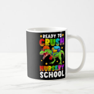 Caneca De Café Divertido pronto para esmagar berçário T Rex prime