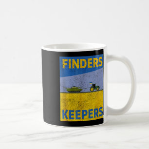 Caneca De Café Divertido Quem Acha Fica Bandeira da Ucrânia Poder