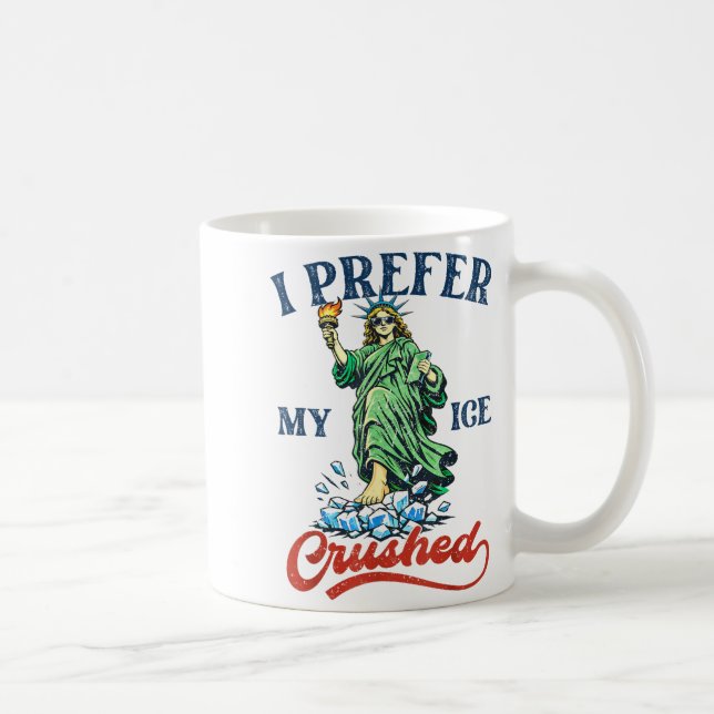 Caneca De Café Divertido Retro Eu Gosto do Meu Gelo Esmagado Resi (Direita)