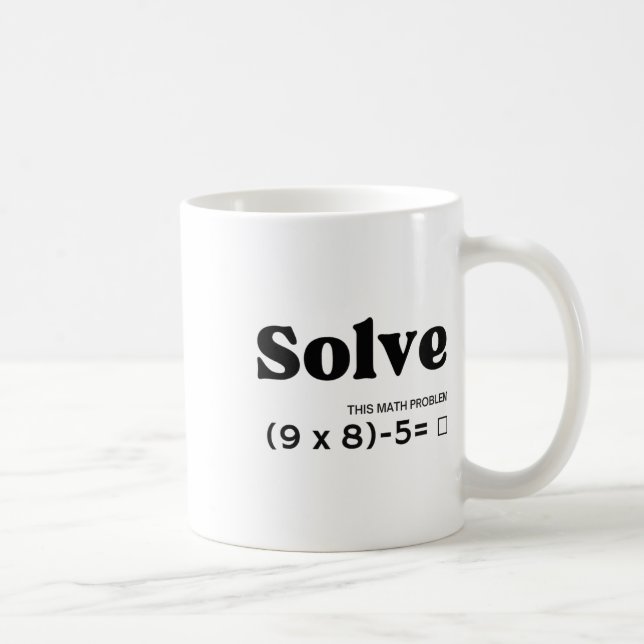 Caneca De Café Divertido Seis Sete 67 Meme Pemdas Escola Professo (Direita)