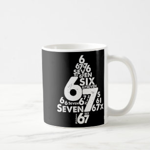 Caneca De Café Divertido Seis Sete 6 7 Árvore de Natal Meme Natal