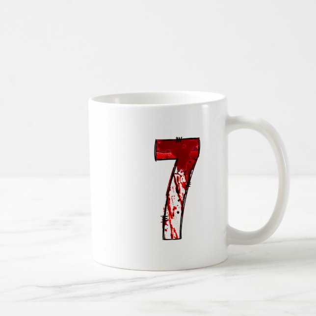 Caneca De Café Divertido Seis Sete 6 7 Design de Meme de Casais H (Direita)