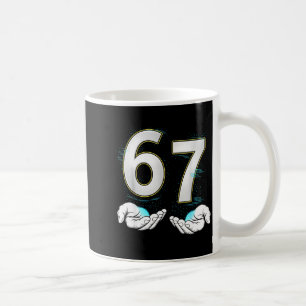 Caneca De Café Divertido Seis Sete 6 7 Meme Geração Alpha Gíria 6