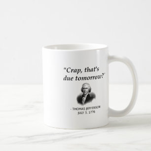Caneca De Café Divertido Thomas Jefferson Professor de História d
