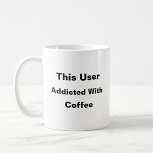 Caneca De Café Divertido Vícios de café