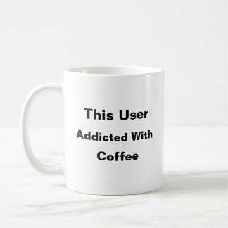 Caneca De Café Divertido Vícios de café