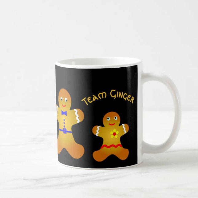Caneca De Café Divertimento da "gengibre equipe" para as cabeças (Direita)