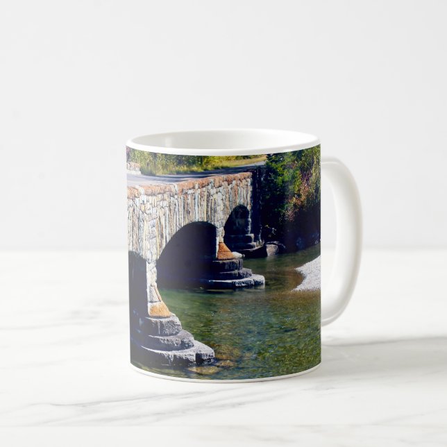 Caneca De Café Divide Creek Bridge (Frente Esquerda)