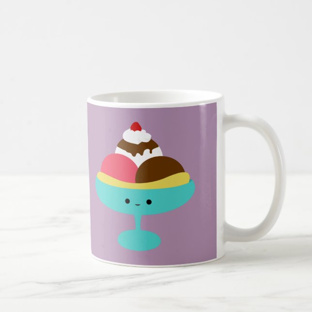 Caneca De Café Dividir Banana (Direita)