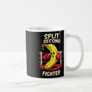 Caneca De Café Dividir Banana de Boxeira Tailandesa de Segunda Lu