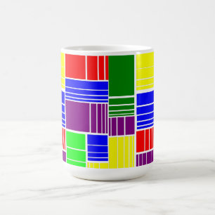 Caneca De Café Dividir Retângulos