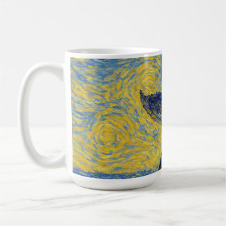 Caneca De Café Diving Humpback van Gogh style mugs