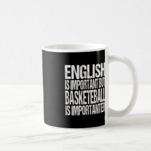 Caneca De Café Divirta-Se Cota De Basquete Inglês É Importante Jo