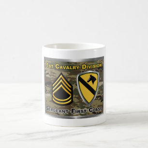 Caneca De Café Divisão de Cavalaria 1rua Sargento de Primeira Cla