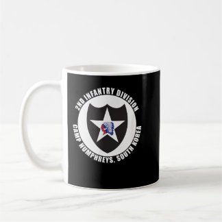 Caneca De Café Divisão de Infantaria segundo Camp Humphreys Korea