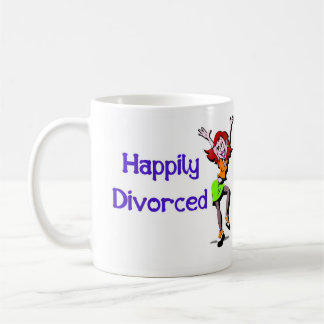 Caneca De Café Divorciado feliz