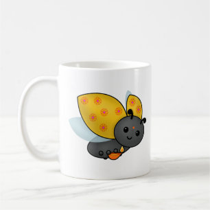 Caneca De Café Diwali Ladybug com Deepa