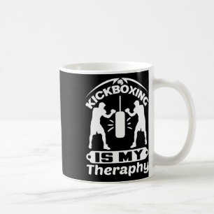 Caneca De Café Dizendo Lutador Engraçado Que Kickboxing É Minha C