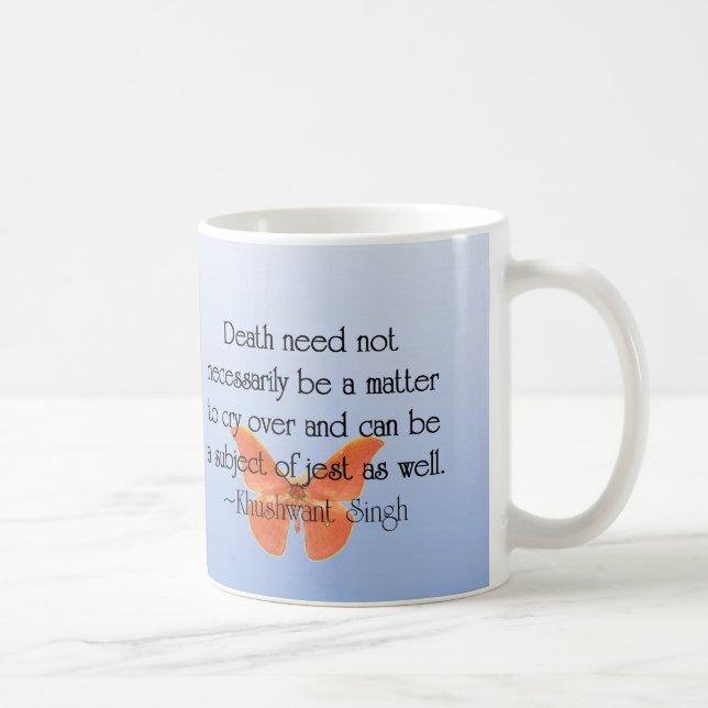 Caneca De Café Dizer adeus com humor e Jest (Direita)