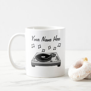 Caneca De Café DJ Custom Mug Music Productor Gift