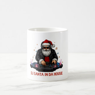 Caneca De Café DJ Santa In Da House Mug