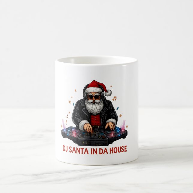 Caneca De Café DJ Santa In Da House Mug (Centro)